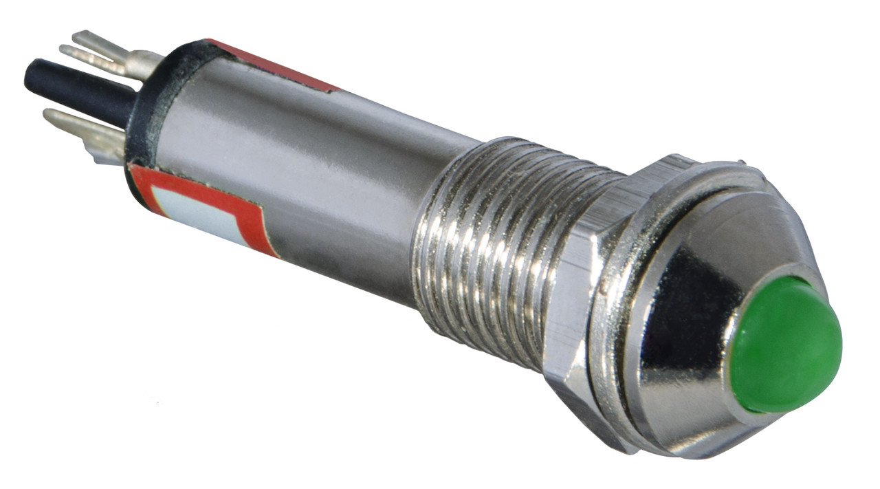 Сигнальна арматура AD22B-8 зелена 220V AC, фото 1