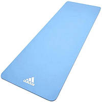 Коврик для йоги Adidas Yoga Mat блакитний Уни 176 х 61 х 0,8 см