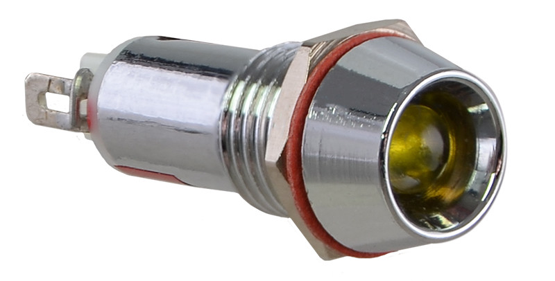 Сигнальна арматура AD22C-10 жовта 220V AC