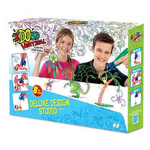 Набір для дитячої творчості з 3D-маркером – ДИЗАЙНЕР (3D-маркер - 8 шт, шаблон, аксесуари)