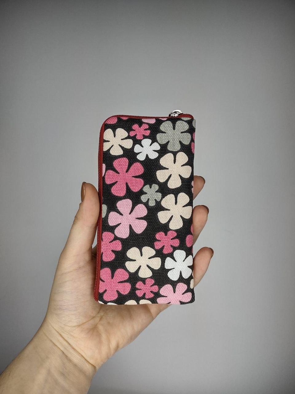 Сумочка для телефона LGD-L-1026A-TZ (Рожеві квіти)