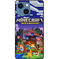 Силіконовий чохол бампер для Iphone 13 з картинкою Майнкрафт Minecraft