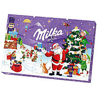 Адвент Календар Мілка з шоколадними фігурками Milka Advent "Санта" 200г