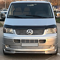 Дефлектор капота на Volkswagen T5 2003-2010 евро крепеж . Мухобойка на Volkswagen Transporter T5