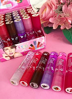 Фруктовый блеск-масло для губ Lip Gloss Шариковый комплект 399 грн (6 ароматов)