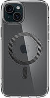 Spigen Чохол для Apple iPhone 15 Ultra Hybrid MagFit, Carbon Fiber  Baumar - Я Люблю Це