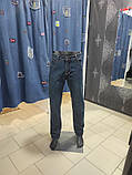 Джинси Longwes чоловічі зима прямі фліс 30 сині, фото 3