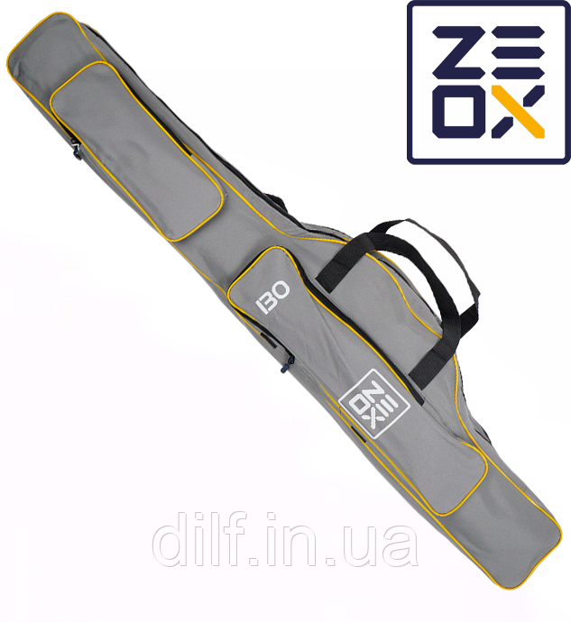 Чохол для вудилищ ZEOX Basic Reel-In 130см 3 відділення, фото 1