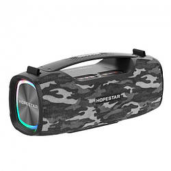 Колонка Bluetooth HOPESTAR A6 PRO 55 Вт + мікрофон Camouflage Grey