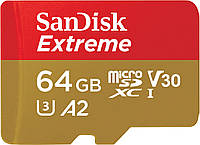 Карта памяти SanDisk Extreme microSD Card 64GB