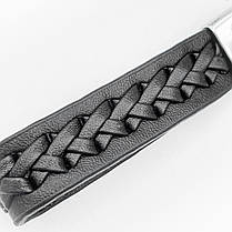 Брелок для ключів шкіряний плетений BMW (БМВ) Чорний, фото 4