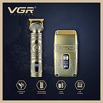 Машинка для стрижки волосся та бороди VGR V 649, фото 3