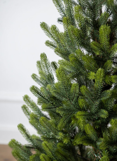 Новогодняя искусственная елка 1.1 метра лапландськая в горшке, елка искусственная натуральная зеленая 110 см - фото 4 - id-p2013094175