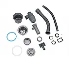 Мийка Lidz 4050 см і змішувач Lidz Aria 015FLT з висувним мультифункціональним виливом-лійкою, фото 9