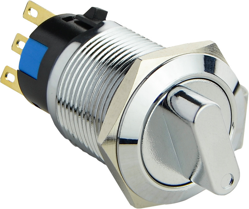 TY 19C-X11/3 Кнопка металева поворотна 3-и поз 2NO+2NC.