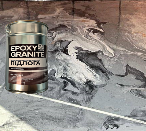 Епоксидна підлога Epoxy Granitte 4.5 кг, фото 2