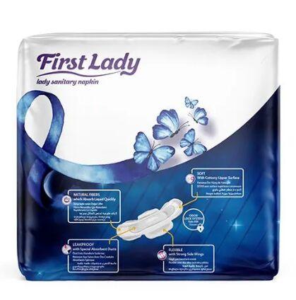 Гігієнічні прокладки First Lady Ultra Night 3 з крильцями 5 крапель 7 шт прокладки для критичних днів