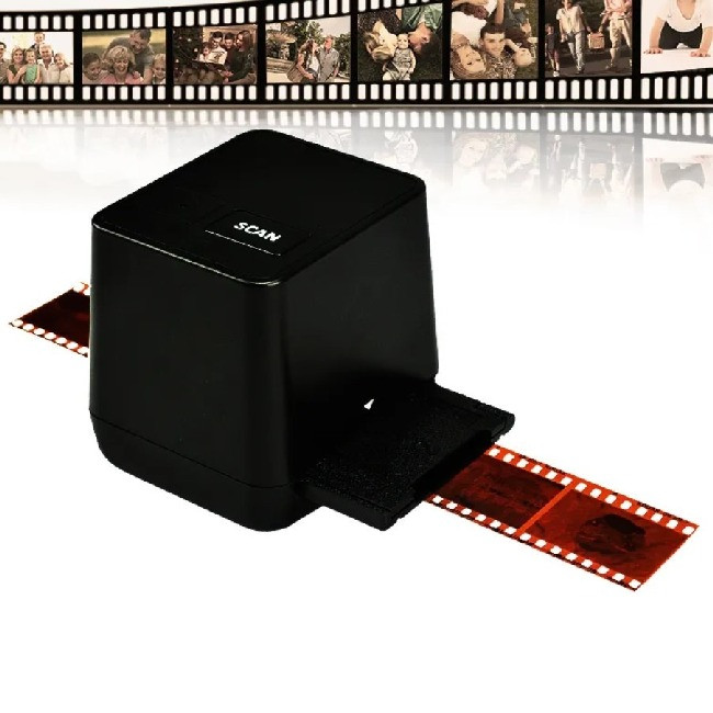 Слайд сканер для оцифрування фотоплівки QPIX FS110 4812 Black S