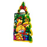 Коробка для солодких Новорічних подарунків - Плюшеві іграшки на 500 грамм, фото 2