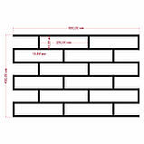 Трафарет для штукатурки 3 мм Цегла багаторазовий tds-7, фото 3