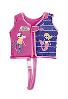Жилет для плавания Aqua Speed Swim Jacket 8386 рожевий, синий дит 18-30кг