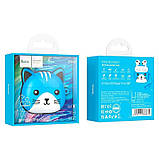 Дитячі бездротові навушники Bluetooth HOCO Cat EW46 в кейсі Blue (SH019982), фото 5
