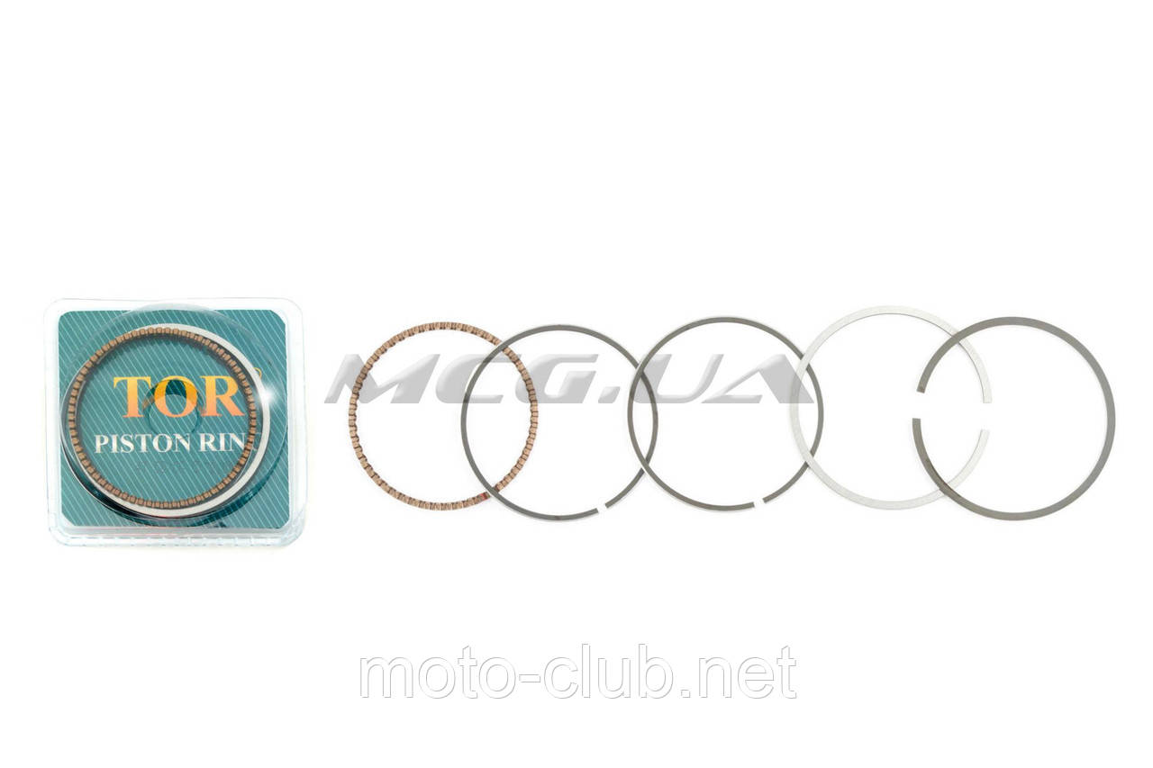 Кільця поршневі на скутер 4T GY6 60 0,25 (Ø 44,25) "TOR", фото 1