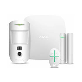 Стартовий комплект охоронної сигналізації AJAX Baseline StarterKit Cam Plus  white 25472.66.WH1