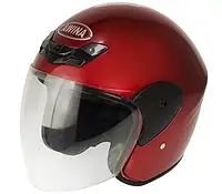 Открытый шлем TN-8661 красный XS