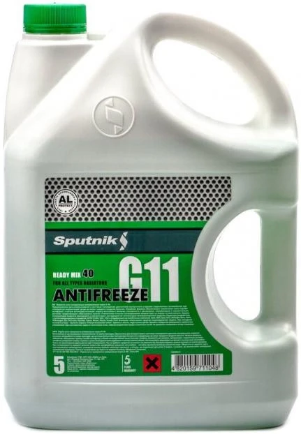 Антифриз Sputnik G11 Green 5л