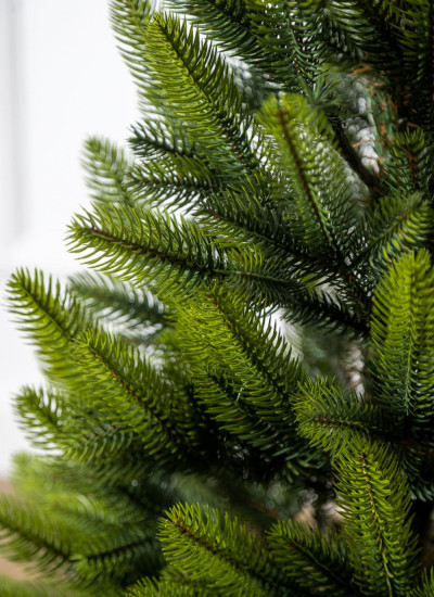 Новогодняя искусственная елка 0.9 метра лапландская в горшке, елка искусственная натуральная зеленая 90 см - фото 3 - id-p2013127570