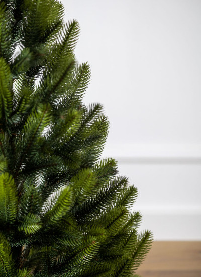 Новогодняя искусственная елка 0.9 метра лапландская в горшке, елка искусственная натуральная зеленая 90 см - фото 4 - id-p2013127570