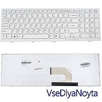 Клавиатура для ноутбука SONY (VPC-EH series) rus, white