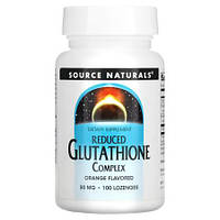 Reduced Glutathione Complex Source Naturals, 100 жувальних таблеток