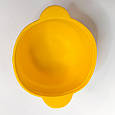 Силіконова чаша для воскоплаву, об'єм 400 мл, Жовта, фото 4