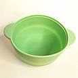 Силіконова чаша для воскоплаву, об'єм 400 мл, Салатова, фото 2