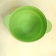 Силіконова чаша для воскоплаву, об'єм 400 мл, Салатова, фото 3