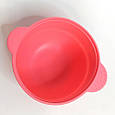 Силіконова чаша для воскоплаву, об'єм 400 мл, Рожева, фото 2