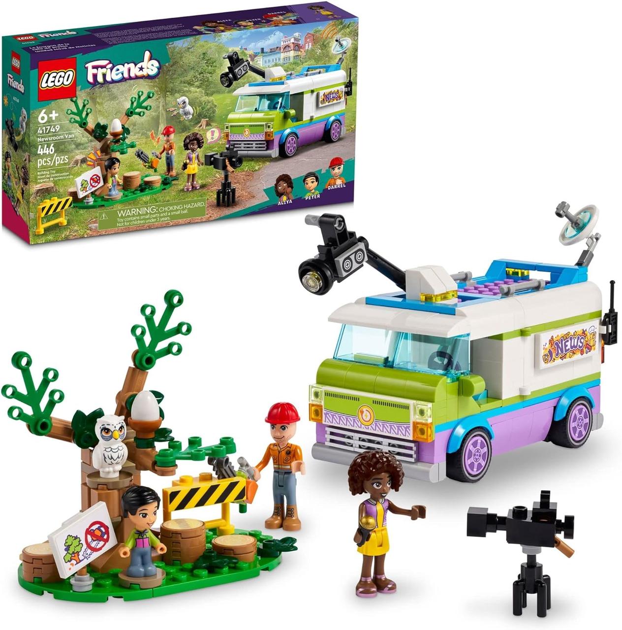 Конструктор Лего Френдс Фургон редакції новин Lego Friends Newsroom Van 41749