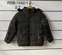 Куртка утепленная для мальчиков оптом, Nature, 2-7 лет,  № RSB-7442-1