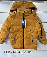 Куртка утепленная для мальчиков оптом, Nature, 2-7 лет,  № RSB-7442-4
