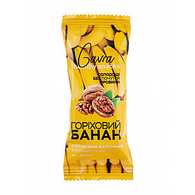 Натуральний батончик "Горіховий банан" Gavra (Гавра) 40 г