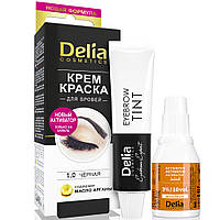 Delia Крем-краска для бровей Eyebrow Expert с маслом арганы