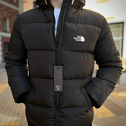 Чоловіча зимова куртка The North Face Зимовий чоловічий пуховик TNF чорний