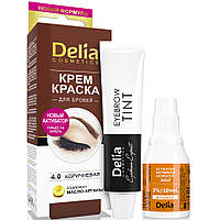 Delia Крем-краска для бровей Eyebrow Expert с маслом арганы 4.0 Brown