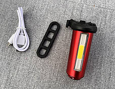 Велосипедна задня фара мигалка Bike Light 246 вело підсвічування кілька режимів, фото 6