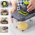 Овочерізка 18в1 MA-8 + Подарунок Складаний кошик-дошка 3в1 Chopping Board / Механічна овочерізка, фото 2