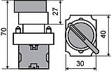 XB2-BJ21 Кнопка поворотна  2-поз. подовжена ручка, фото 7