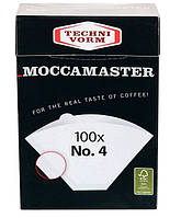 Фильтры Moccamaster #4 White Paper Filters для кофе №4