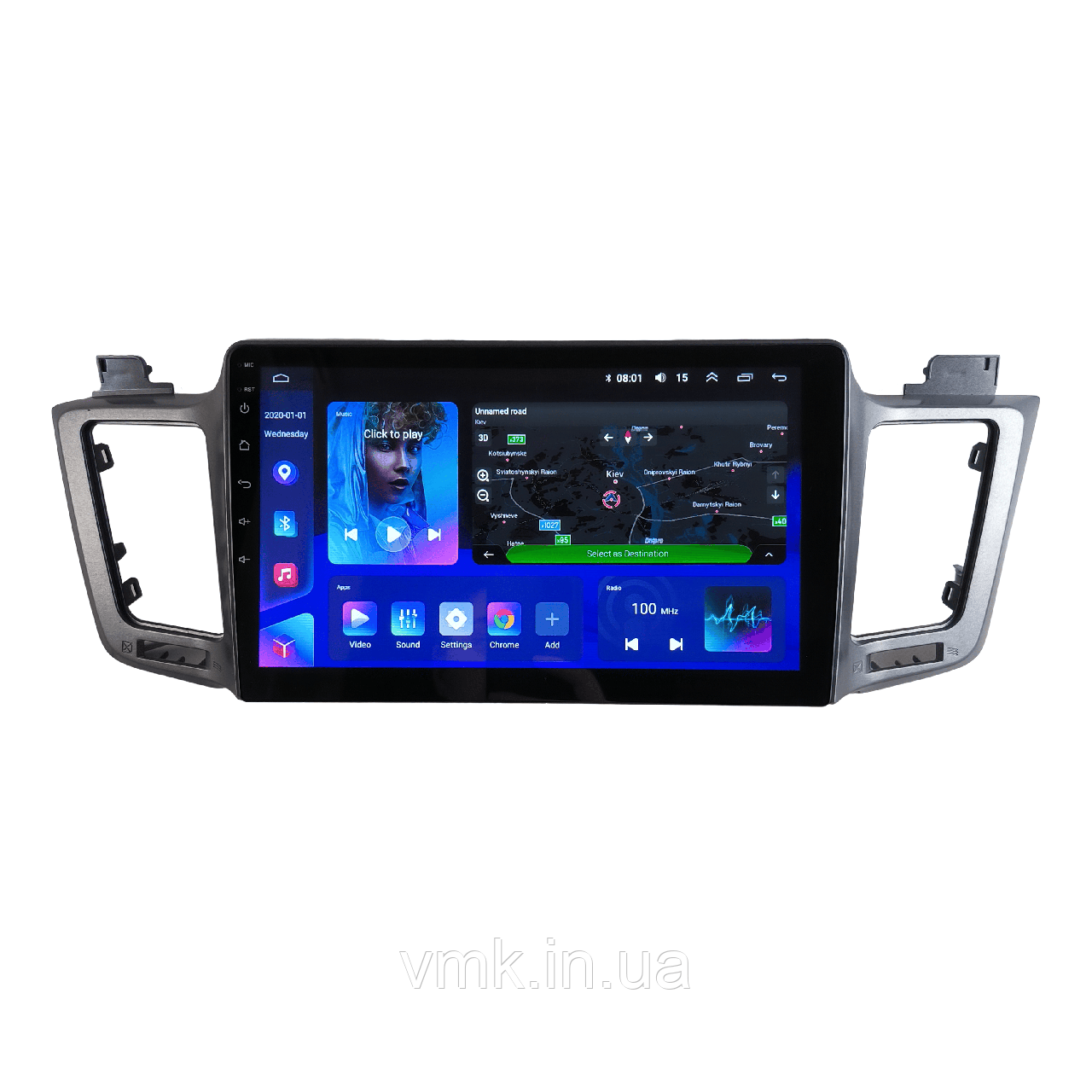 Штатна Магнітола Toyota Rav4 2012-2018 на Android Модель 7862-8octaTop-4G-DSP-CarPlay